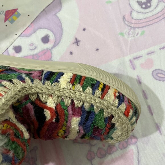 Mou Colorful Wool Yarn Snow Boots - Picture 5 of 9